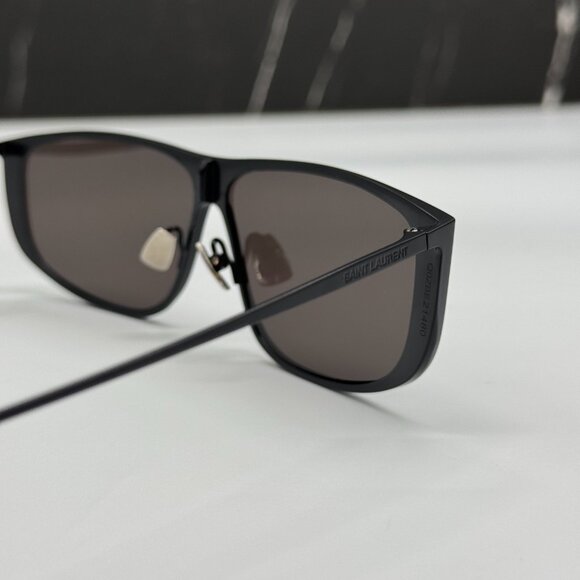 NEW SAINT LAURENT SL605 LUNA 002 SUNGLASSES WOMEN SQUARE BLACK EYEWEAR SL 605 main image 5